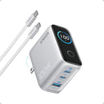 Cargador GaN 100W 3 Puertos Carga Rápida 1
