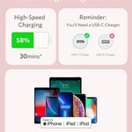 Cable Lightning USB-C MFi Carga Rápida 1.8m 5